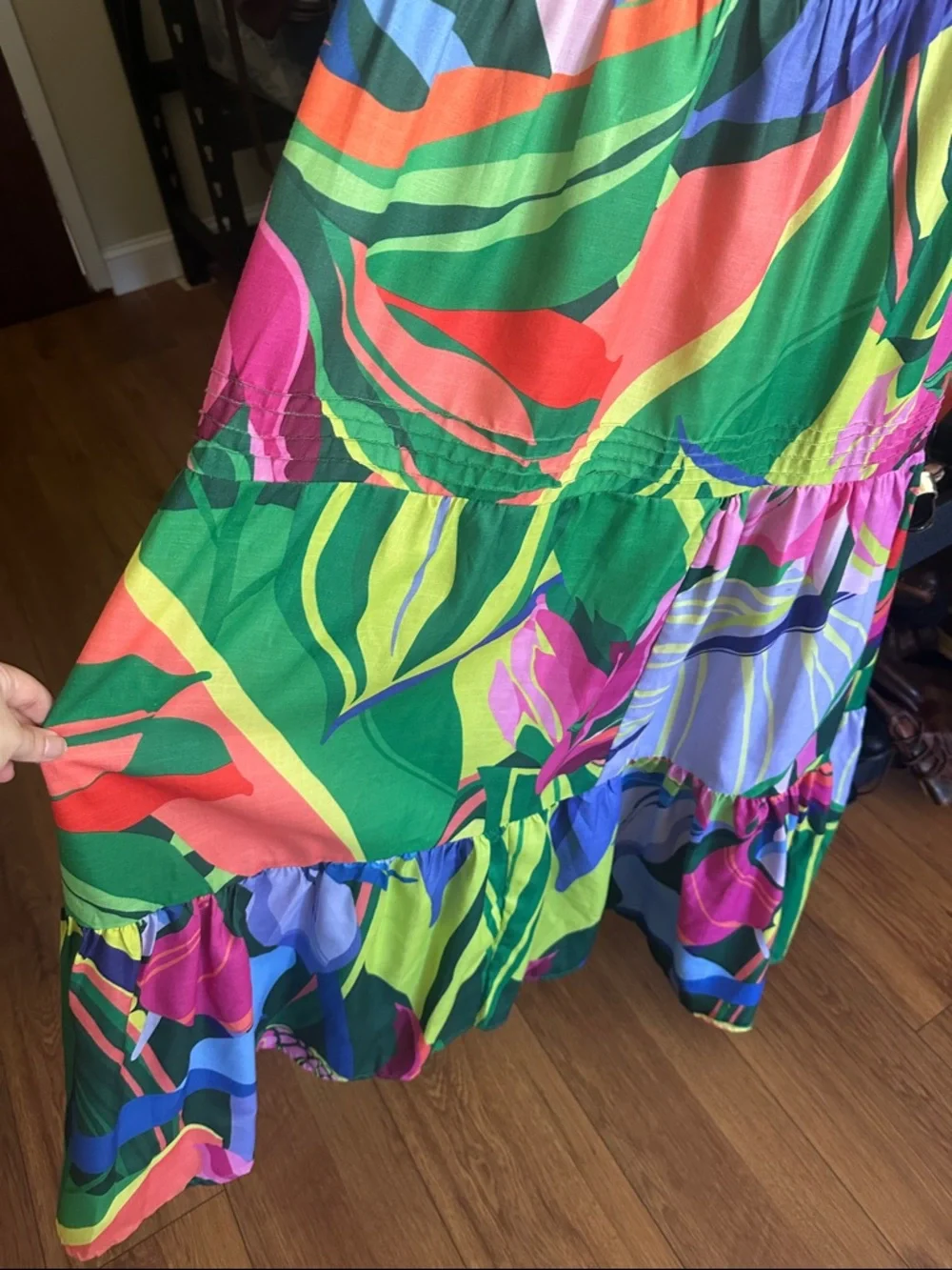 Ht 360 collective Nordstrom Vibrant Tropical Print Maxi Dress - Picture 4 of 7